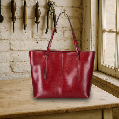 BIKUUL | Shoppertasche aus klassischem Glattleder