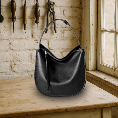 BIKUUL | Classic Curve Leder Umhängetasche
