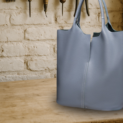 BIKUUL | Leder-Tote mit verstärktem Griff und Etui