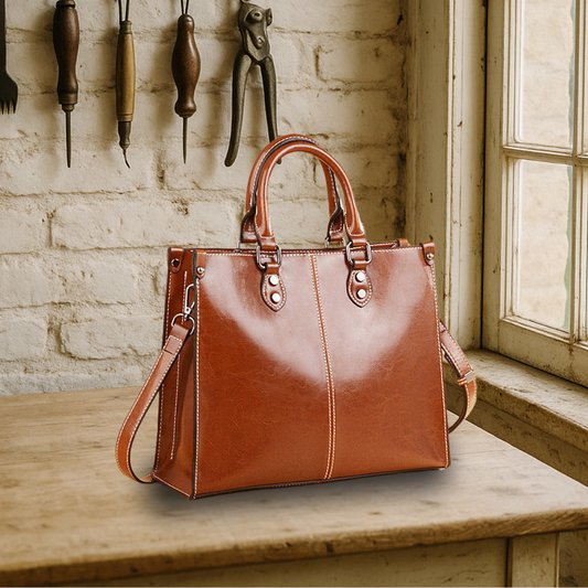 BIKUUL | Klassisch elegante Tote aus echtem Leder