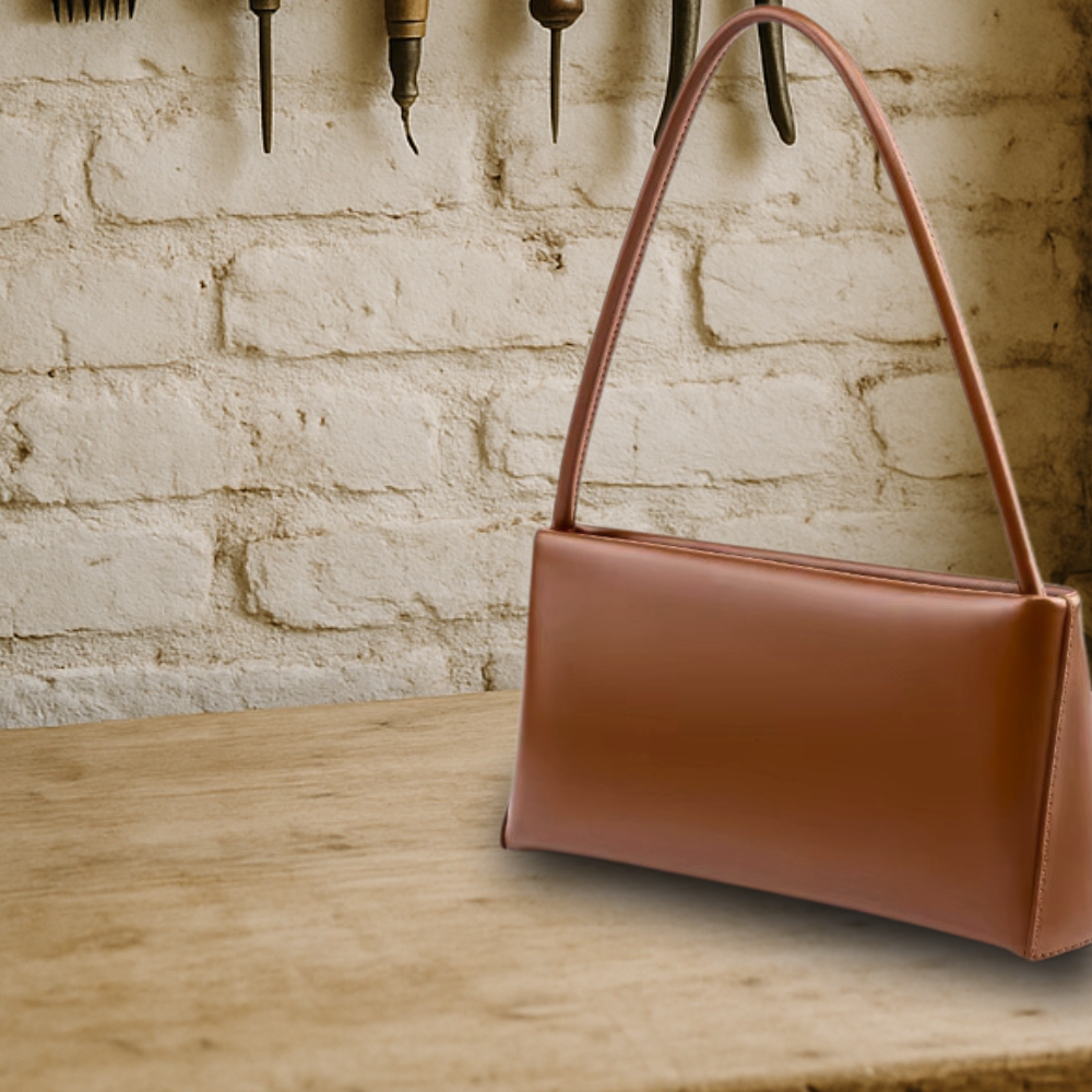 BIKUUL | Minimalistische Chic Leder-Umhängetasche