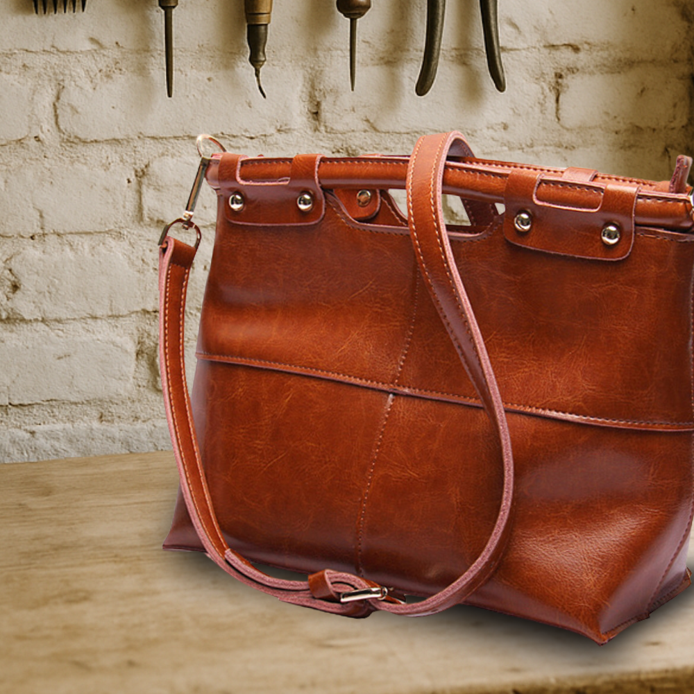 BIKUUL | Echtes Leder Retro-Damen-Messenger-Tasche