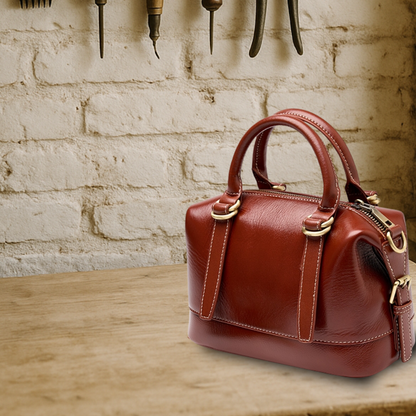 BIKUUL | Vintage Leder Mini Umhängetasche