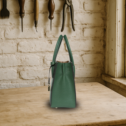 BIKUUL | Handtasche aus strukturiertem, gekörntem Leder