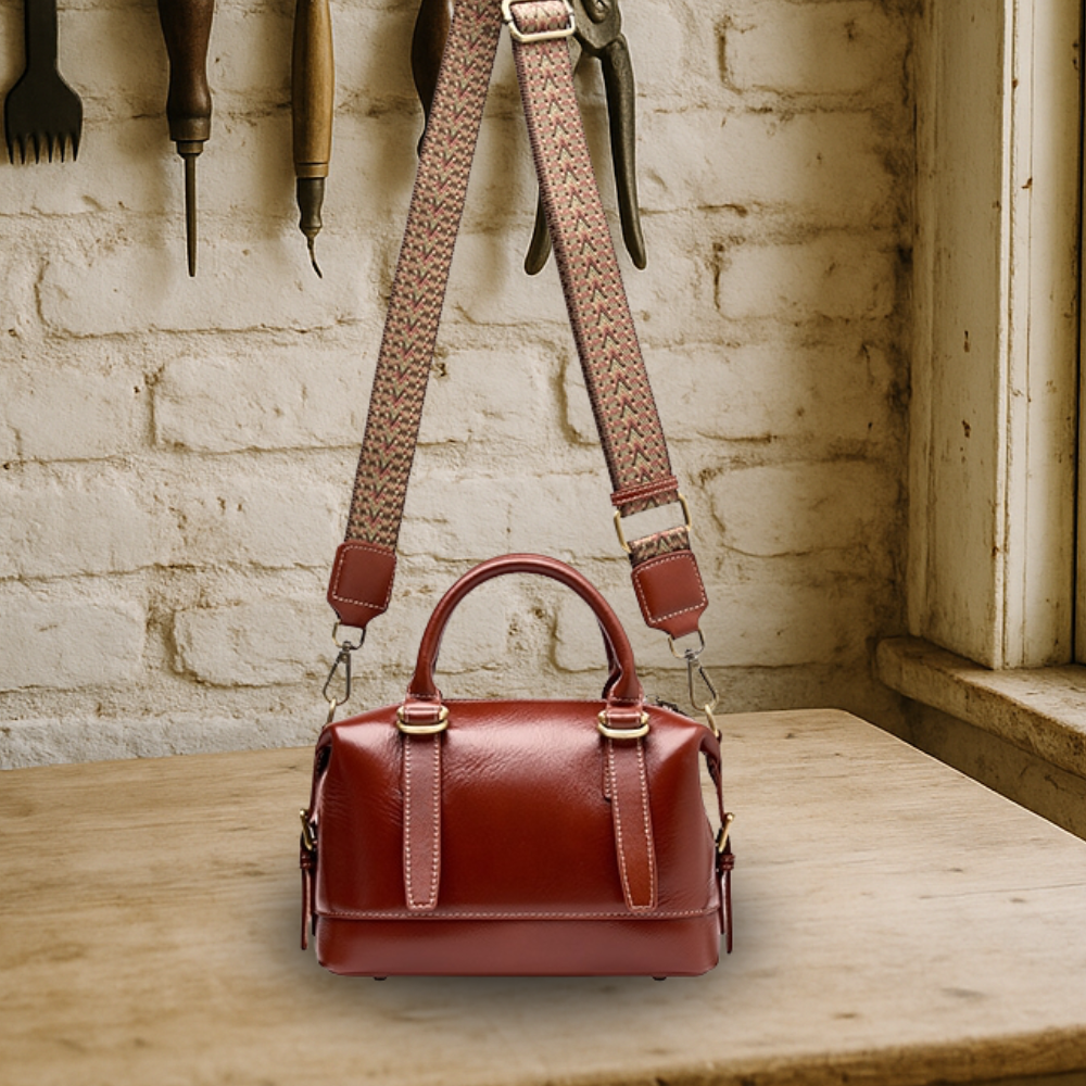 BIKUUL | Vintage Leder Mini Umhängetasche