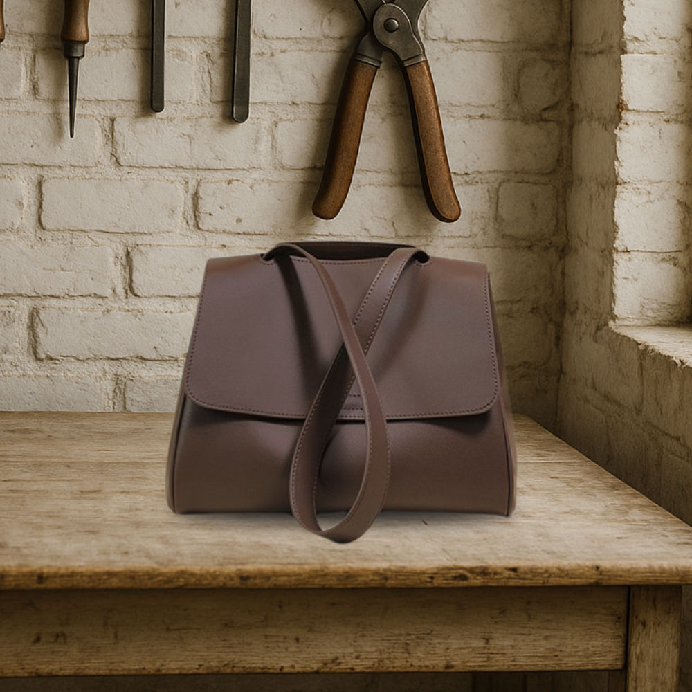 BIKUUL | Minimalistische klassische Ledertasche