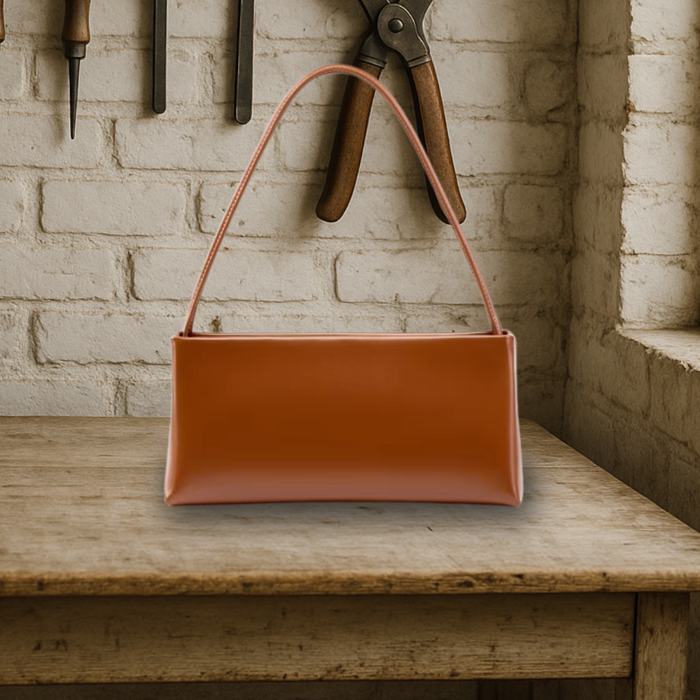 BIKUUL | Minimalistische Chic Leder-Umhängetasche
