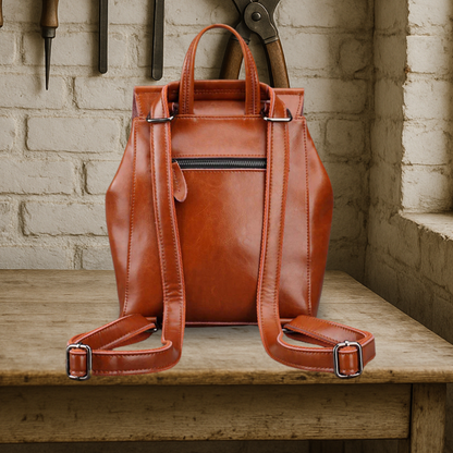 BIKUUL | Rucksack aus echtem Leder
