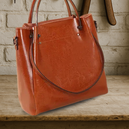 BIKUUL | Elegante Zwei-Wege-Tasche aus echtem Leder