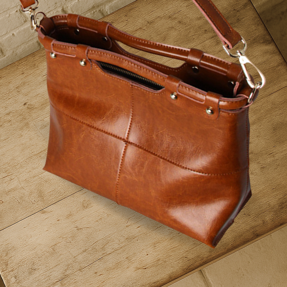 BIKUUL | Echtes Leder Retro-Damen-Messenger-Tasche