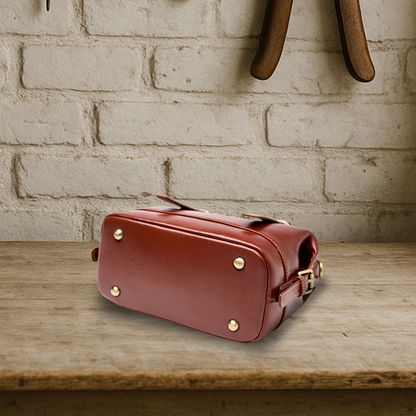BIKUUL | Vintage Leder Mini Umhängetasche