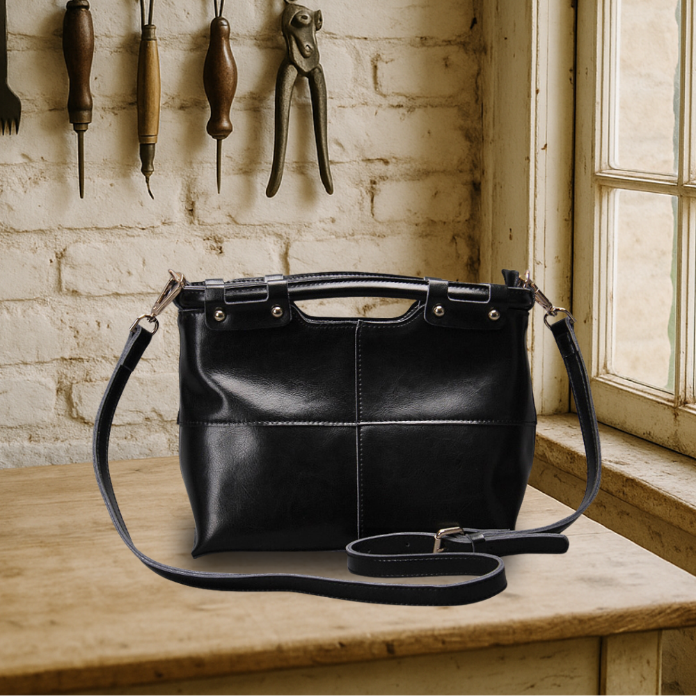 BIKUUL | Echtes Leder Retro-Damen-Messenger-Tasche