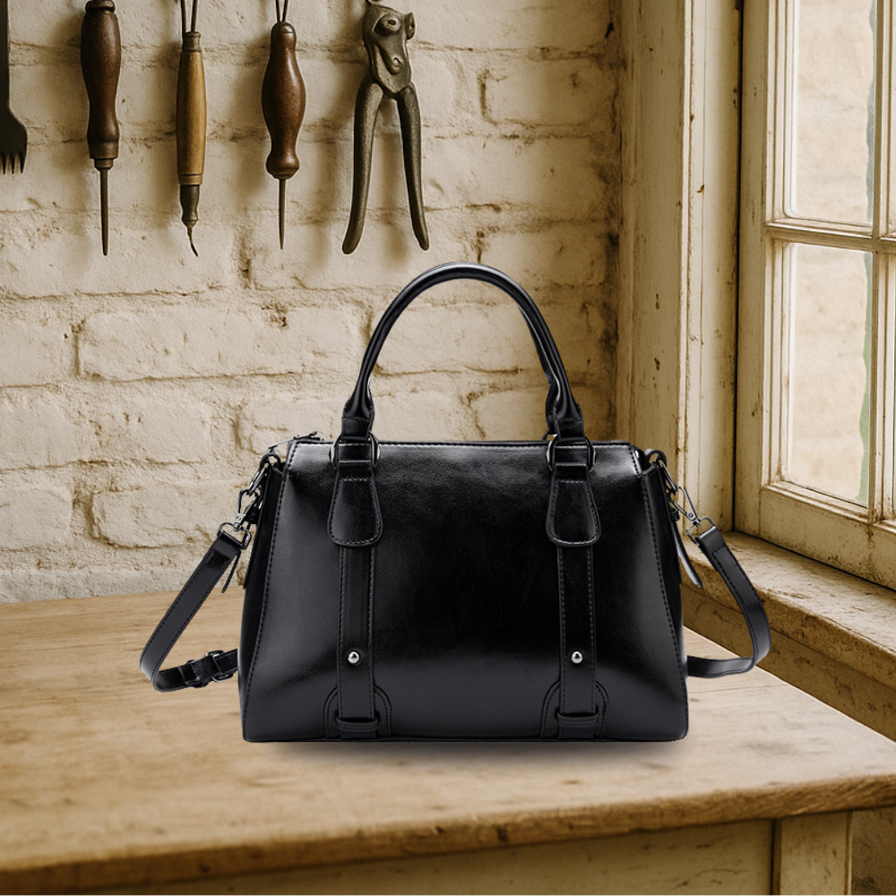 BIKUUL | Zwei-Wege-Tasche aus echtem Leder Schulranzen