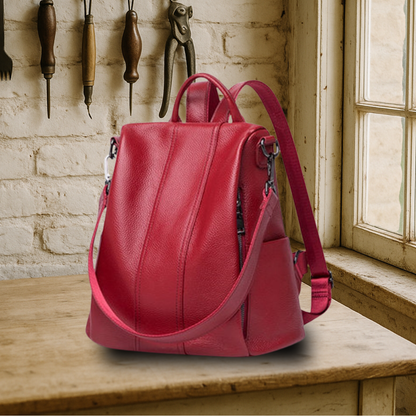 BIKUUL | Weicher Premium-Lederrucksack