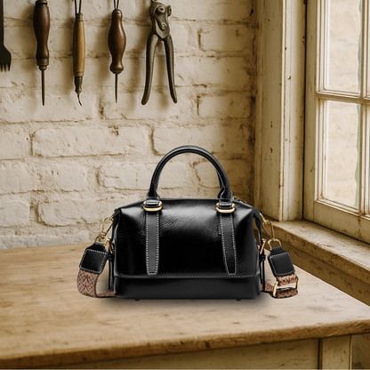 BIKUUL | Vintage Leder Mini Umhängetasche
