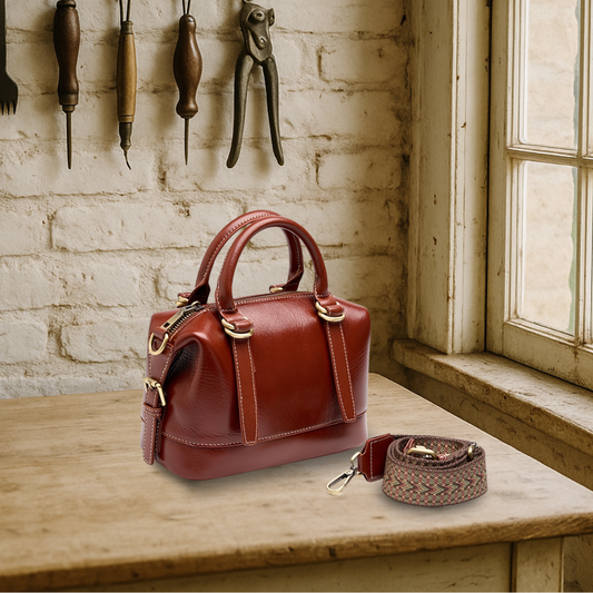 BIKUUL | Vintage Leder Mini Umhängetasche