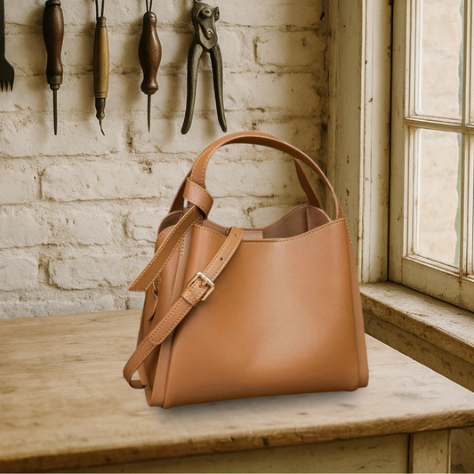 BIKUUL | Top Handle Leder Satchel